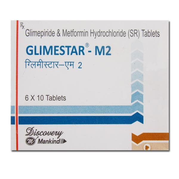 Glimestar M 2 mg Tablet (10 Tab)