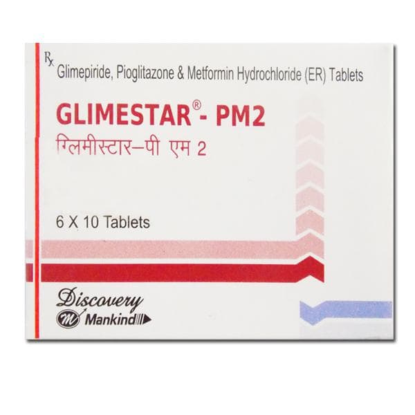 Glimestar PM 2 mg Tablet (10 Tab)
