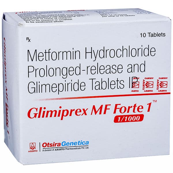 Glimiprex MF Forte 1/1000 mg Tablet (10 Tab)