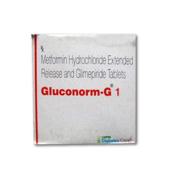 Gluconorm G 1 mg Tablet (15 Tab)