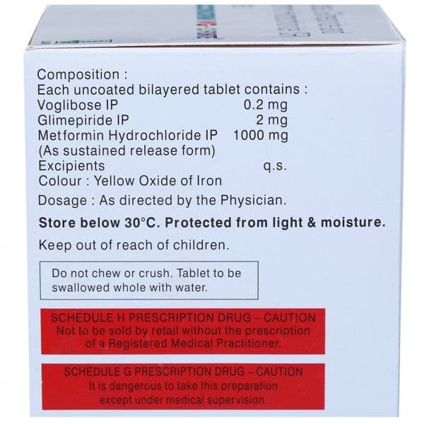 Gluconorm VG 2 Forte Tablet (15 Tab)
