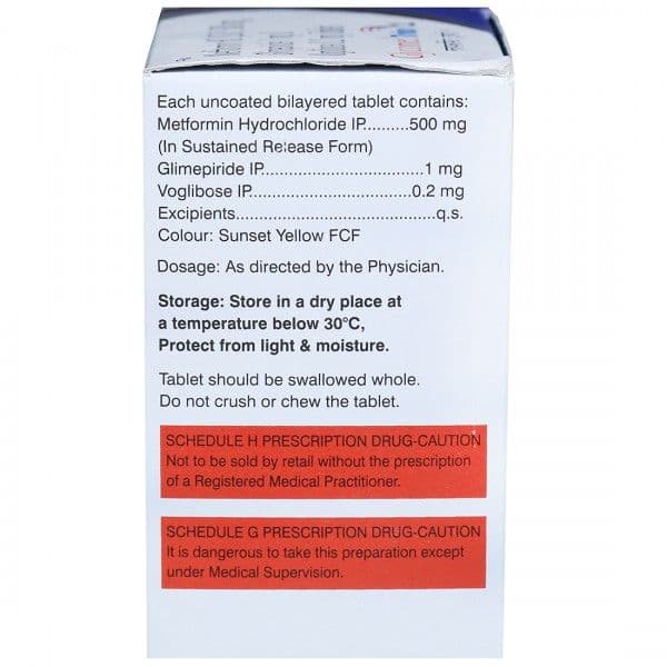 Glycomet Trio 1/0.2 Tablet (10 Tab)