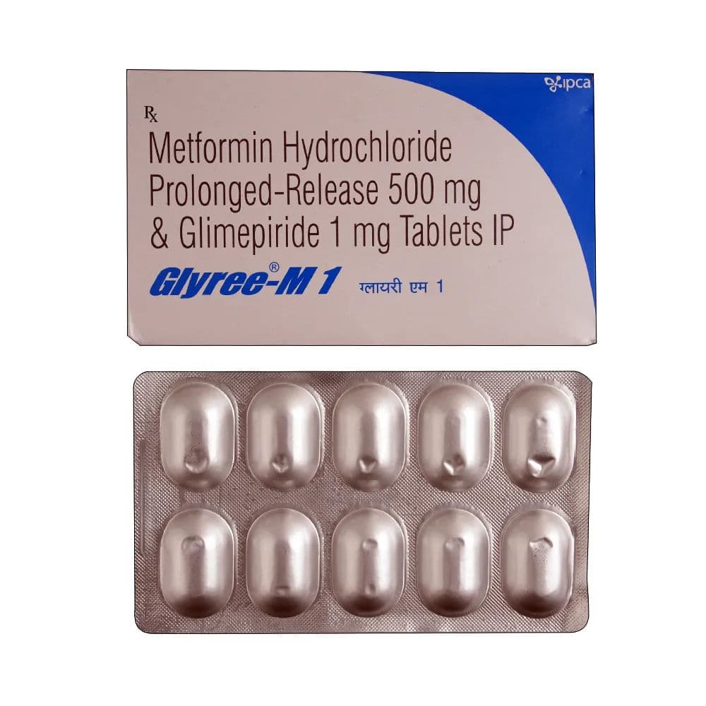 Glyree M 1 mg Tablet (10 Tab)