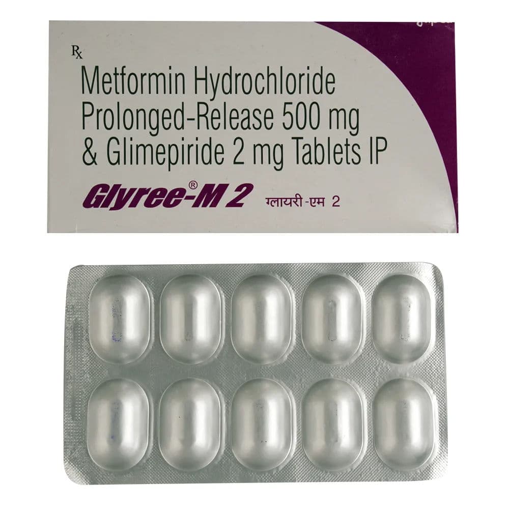 Glyree M 2 mg Tablet (10 Tab)