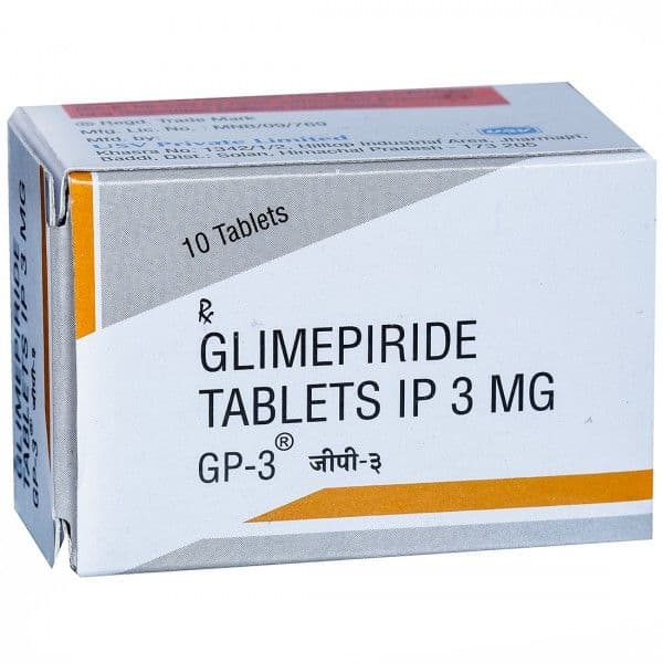 GP 3 mg Tablet (10 Tab) GP 3 mg Tablet (10 Tab)
