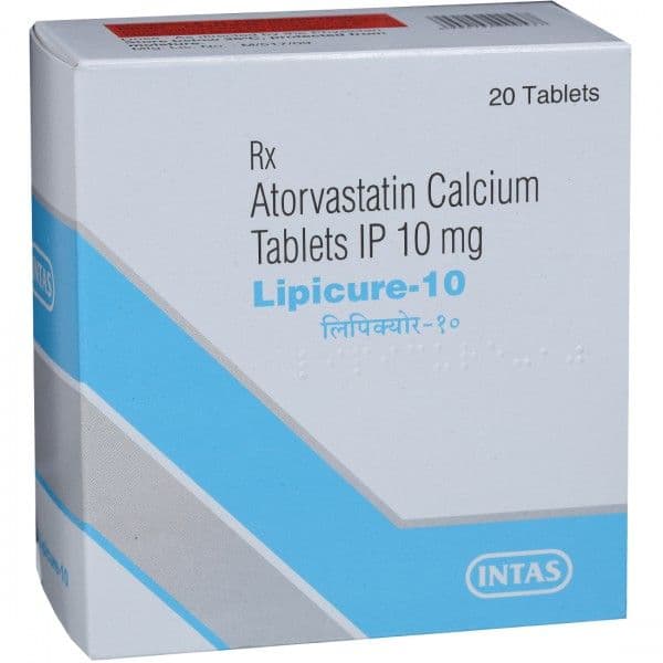 Lipicure 10 mg Tablet (20 Tab)