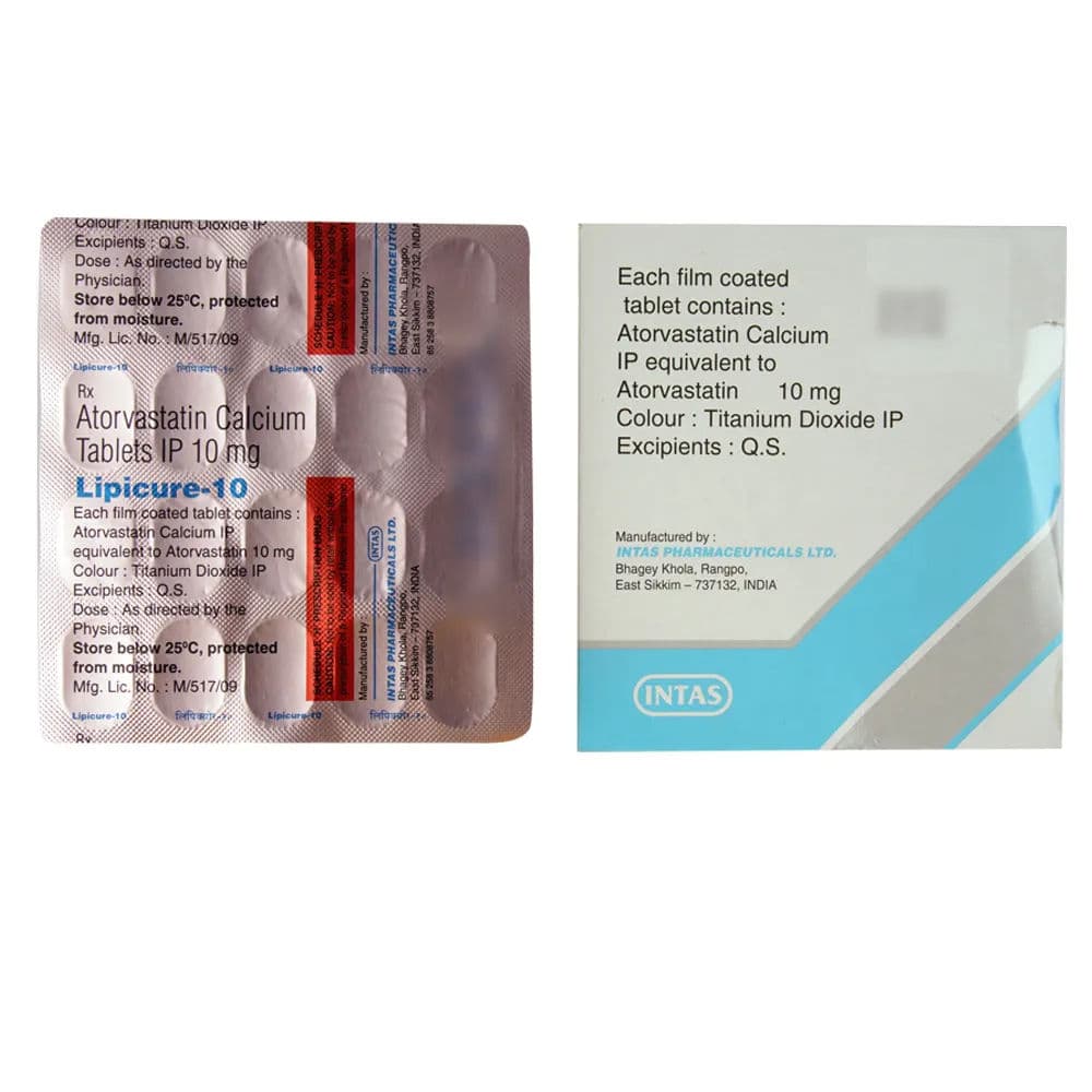 Lipicure 10 mg Tablet (30 Tab)