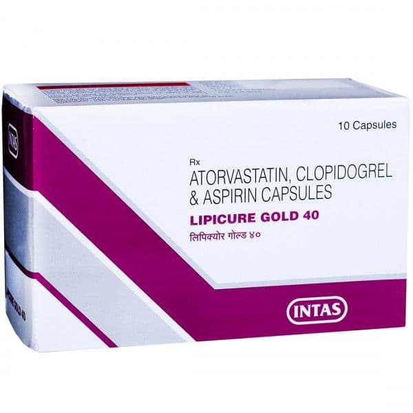 Lipicure Gold 40 mg Capsule (10 Cap)