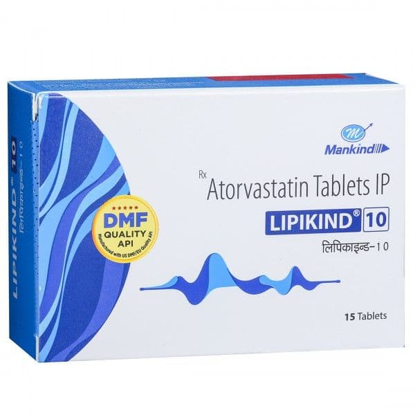 Lipikind 10 mg Tablet (15 Tab)
