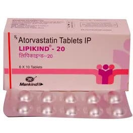 Lipikind 20 mg Tablet (10 Tab)