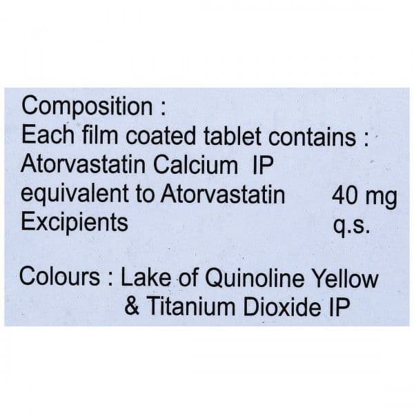 Lipikind 40 mg Tablet (10 Tab)