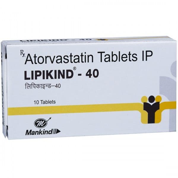 Lipikind 40 mg Tablet (10 Tab)