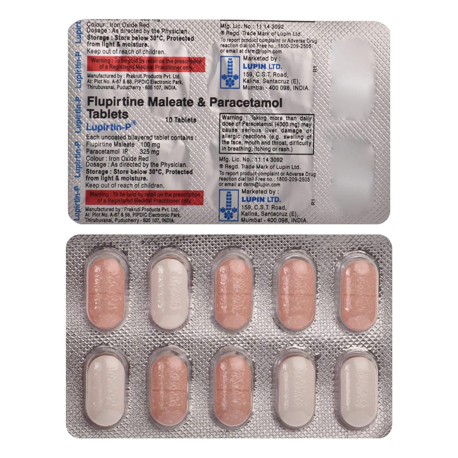 Lupirtin P Tablet (10 Tab)