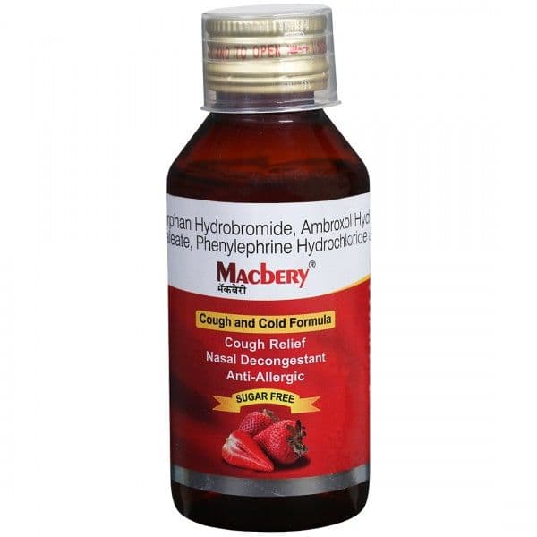 Macbery(Sugar Free) Syrup 100 ml