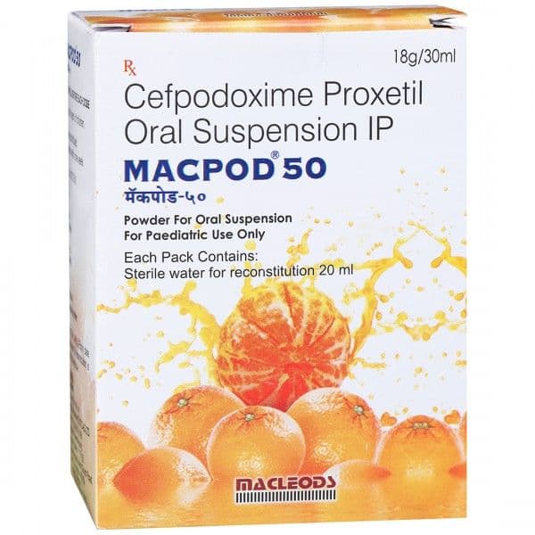 Macpod 50 mg 30 ml Oral Susp
