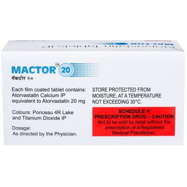 Mactor 20 mg Tablet (10 Tab)