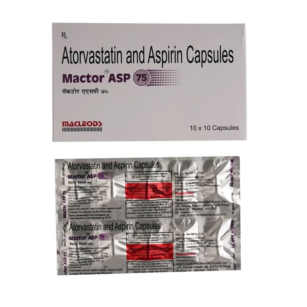 Mactor Asp 75 mg Capsule (10 Cap)