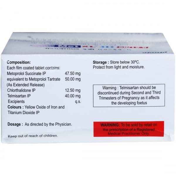Met XL 3D 50/12.5 mg Tablet (15 Tab)