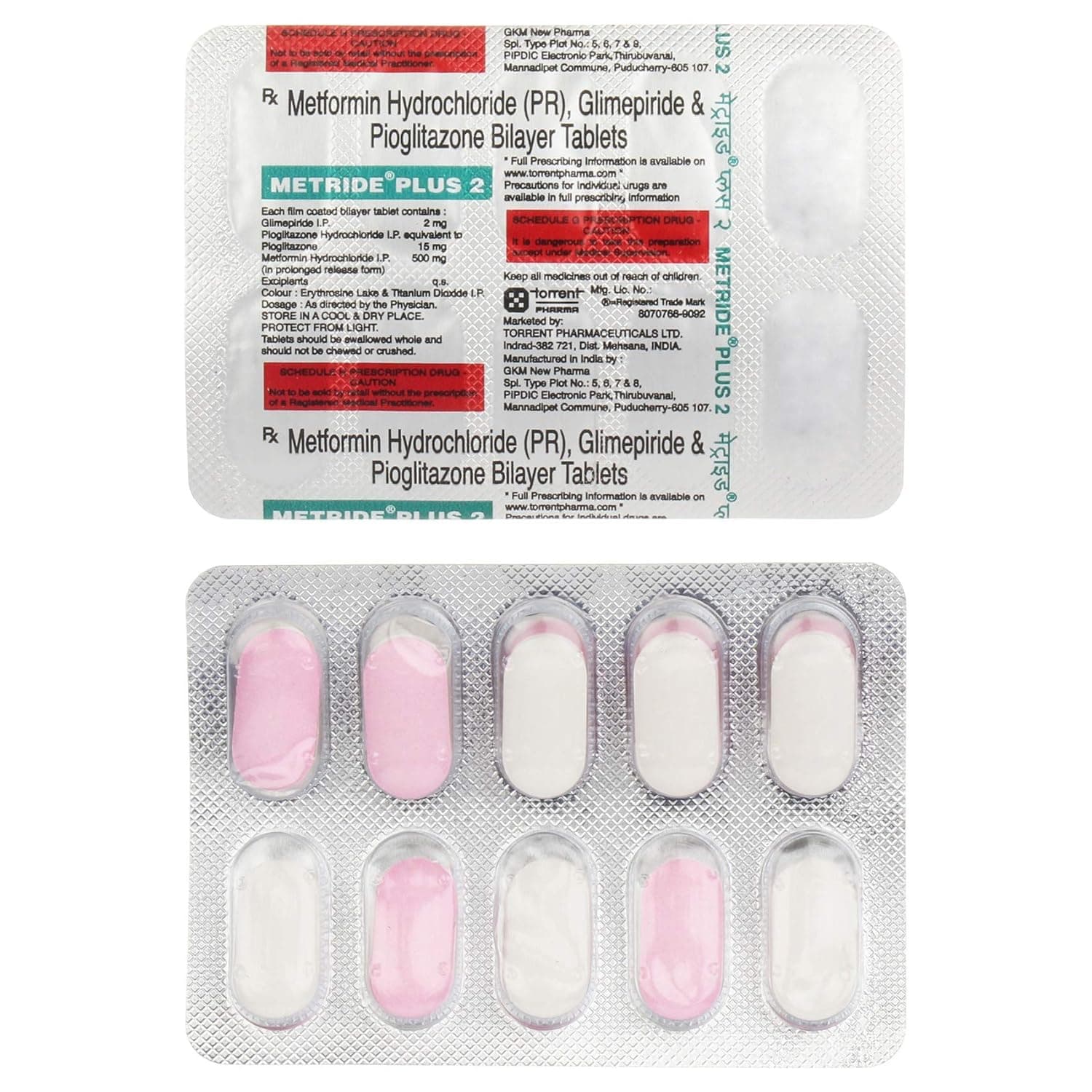 Metride Plus 2 mg Tablet (10 Tab)