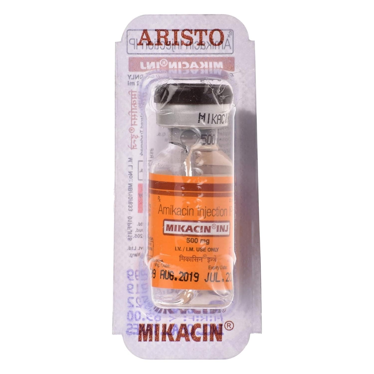 Mikacin 500 mg Injection 2 ml