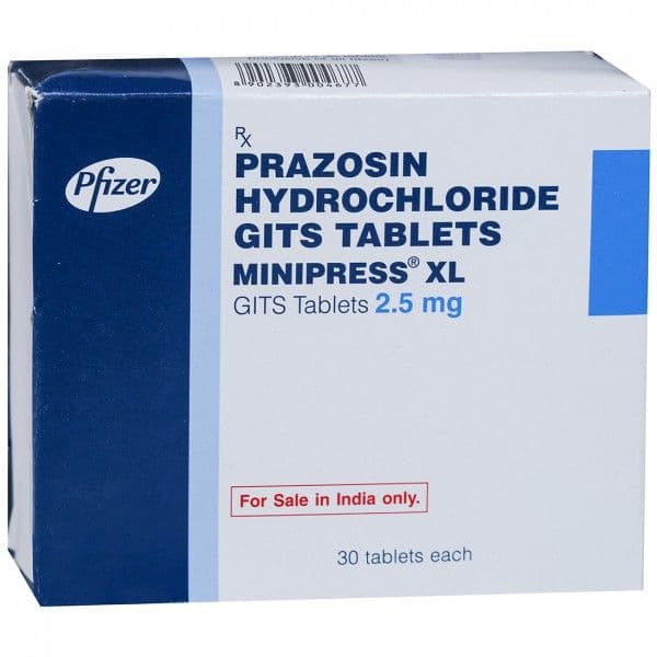 Minipress xl 2.5 mg Tablet