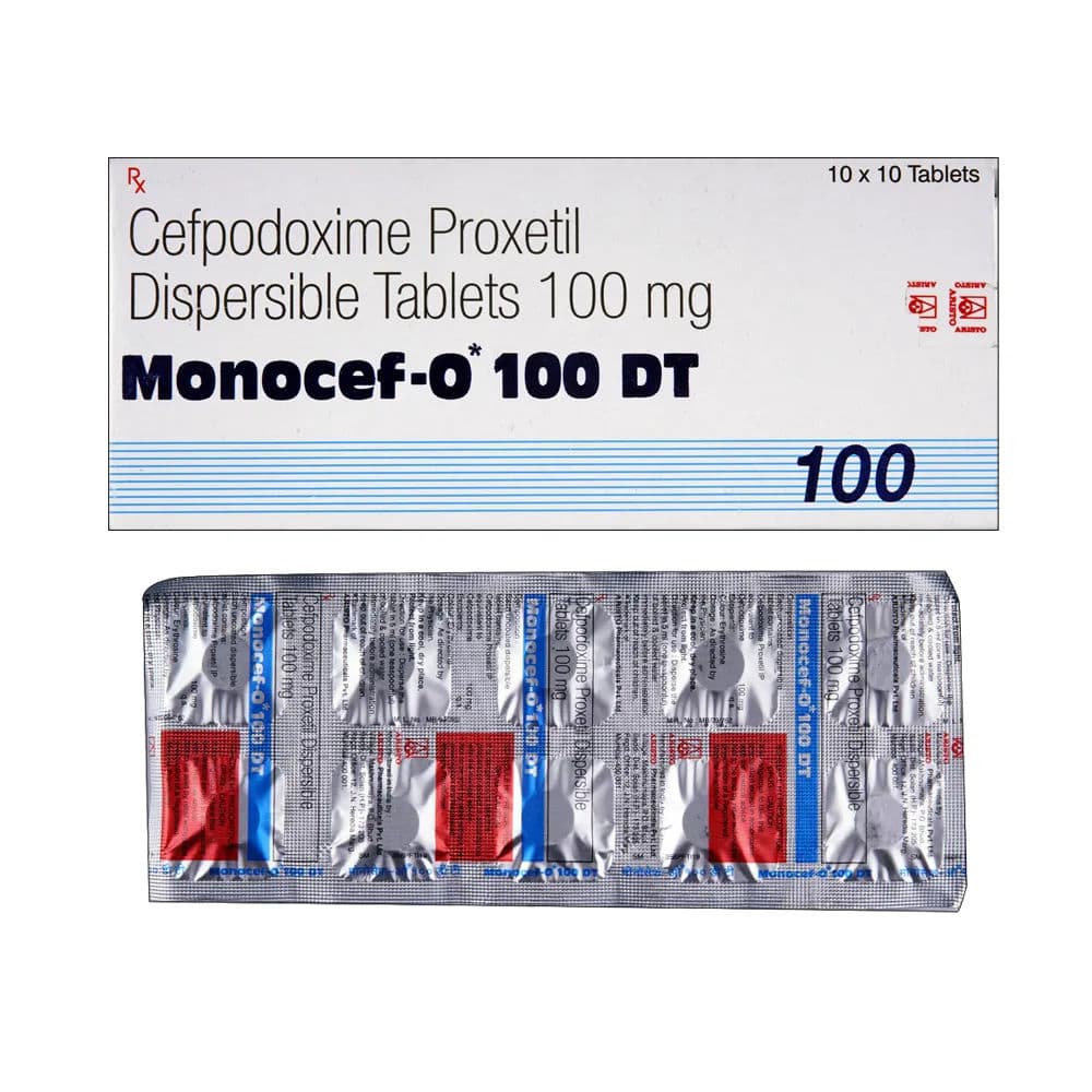 Monocef O 100 DT Tablet (10 Tab)