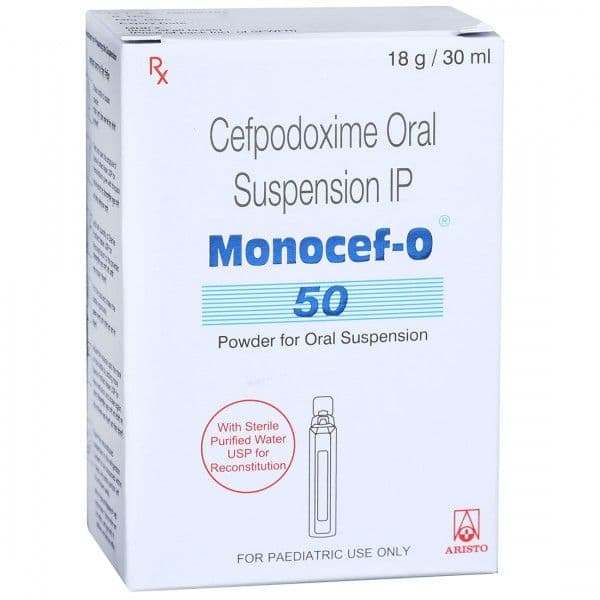 Monocef O 50 mg Syrup 30 ml