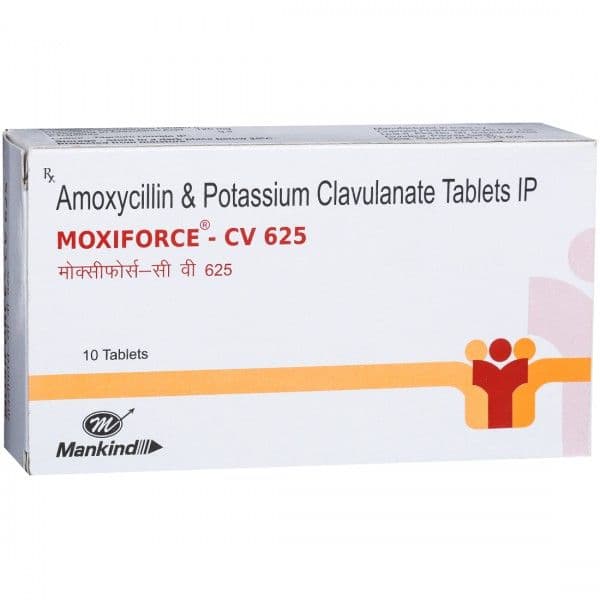 Moxiforce CV 625 mg Tablet (10 Tab)