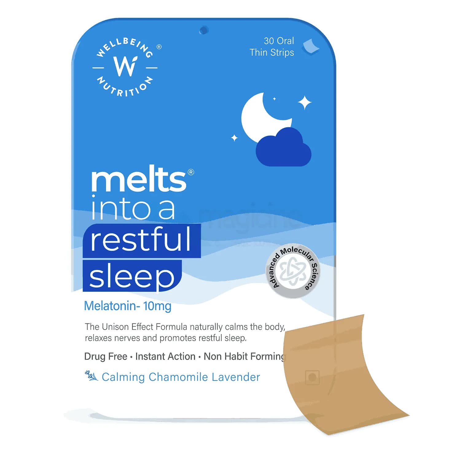 Wellbeing Restfull Sleep Melatonin 10Mg Pack 1