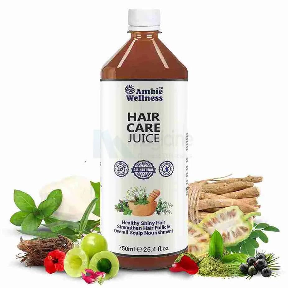 Ambic Wellness Hair Care Juice Hair Growth I Promote Healthy Shiny Hair -750 Ml
