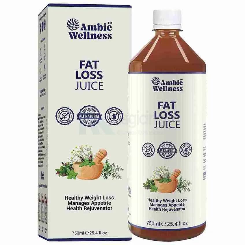 Ambic Wellness Fat Loss Juice Helps Manage Weight Naturally - 750 Ml