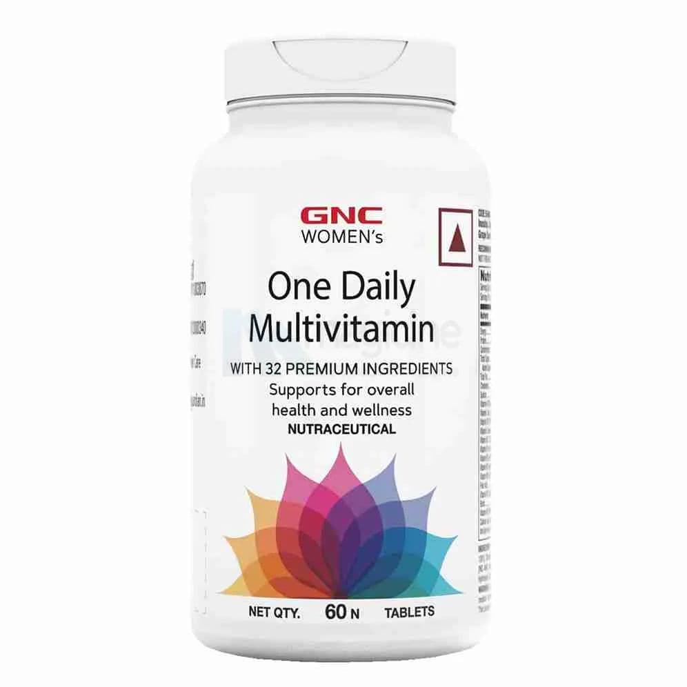 GNC Women's One Daily Multivitamin for Women | Enhances Immunity | Boosts Energy Levels | Supports Memory | Protects Vision | Formulated In USA | 32 Rich Ingredients with Vitamin C & More | 60 Tablets