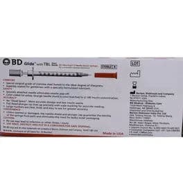 Bd Insulin Syringes With Bd Ultra-Fine Needle 100U 31G 6Mm | Diabetes Monitoring Devices