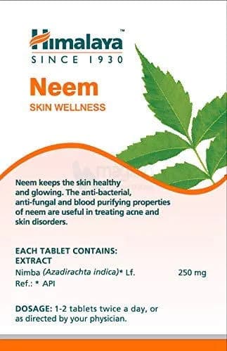 Himalaya Neem Tablets | Skin Wellness| Controls Acne | Tablet
