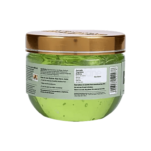 Kapiva Aloe Vera Gel | Face & Hair | Hydrating| Moisturizing| Soothing| Multipurpose