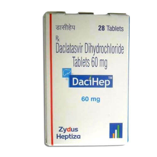 Daclatasvir Dihydrochloride 60mg Tablet (Dacihep)
