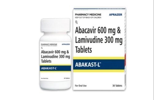 Abakast-L Abacavir-Lamivudine 600/300 mg Tablet