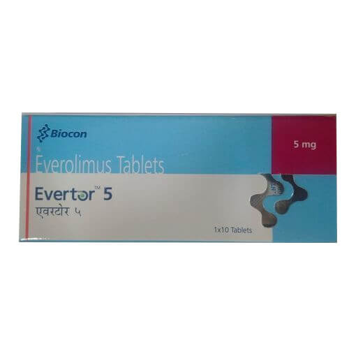 Everolimus 5mg Tablet (Evertor)
